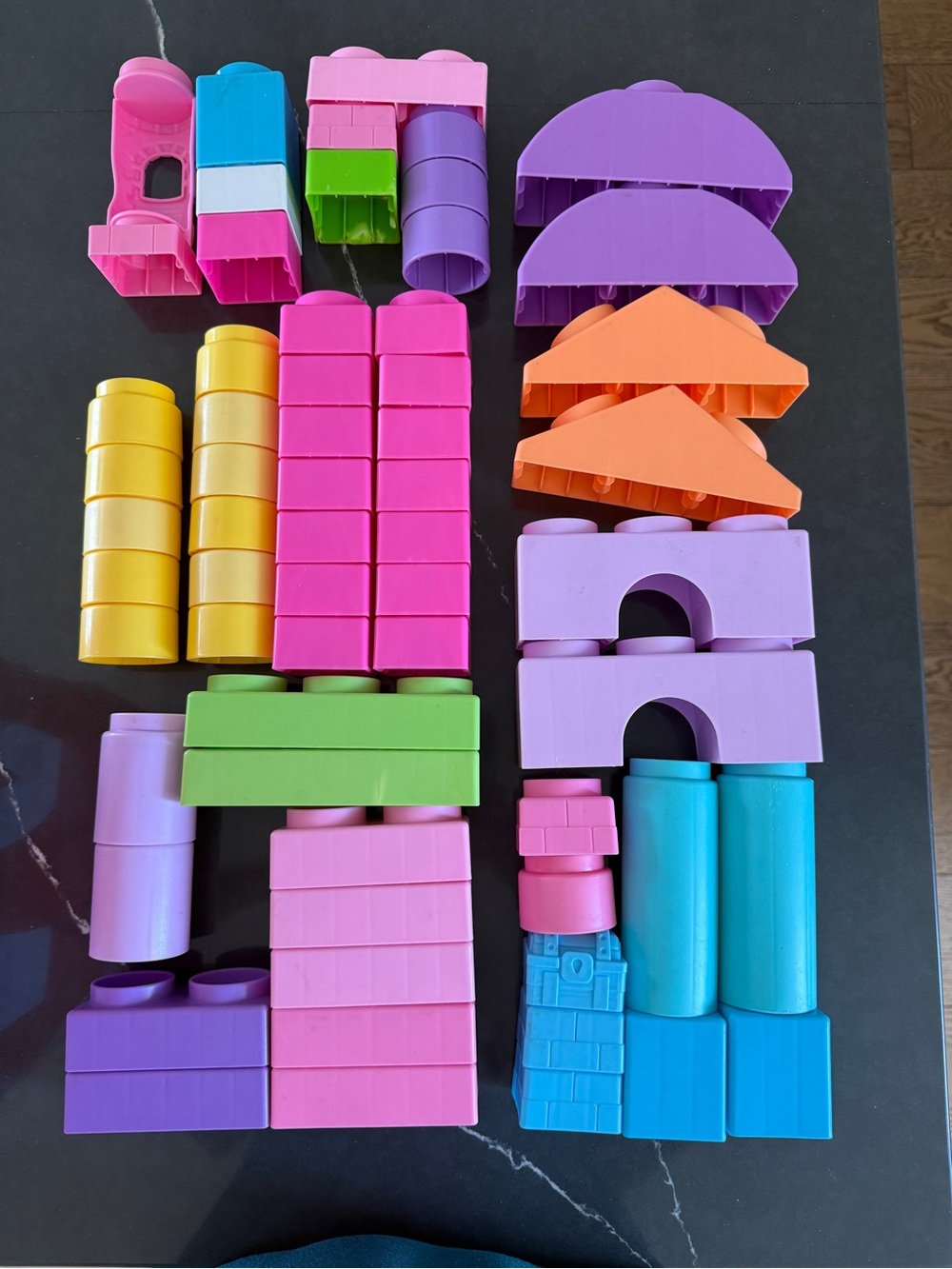 Kids Building Block Toy Set - Multicolor Stackable Pieces